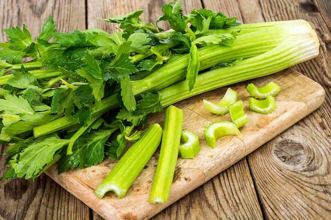 Bunch of fresh celery stalk with leaves | Easy And Delicious Chicken Tortilla Soup Recipe To Try This Fall | best chicken tortilla soup recipe