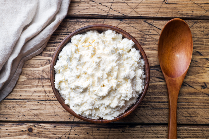 Homemade keto cottage cheese