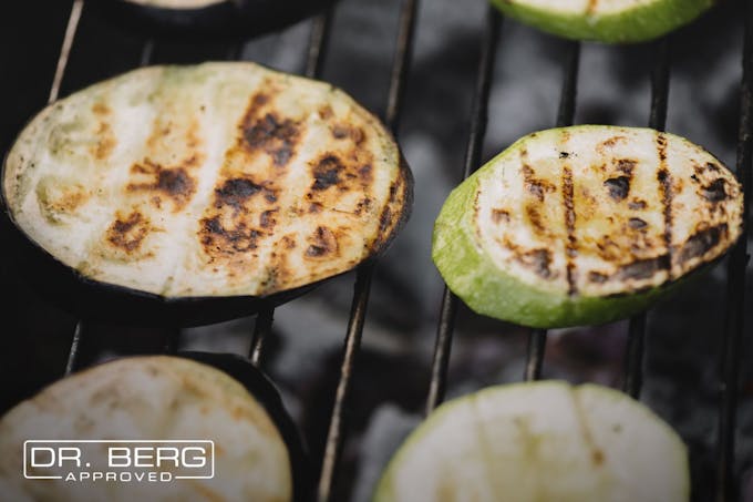 Grilled Zucchini with olive oil and sea salt