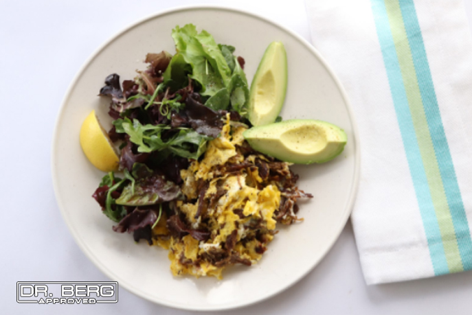 shredded-beef-scambled-eggs