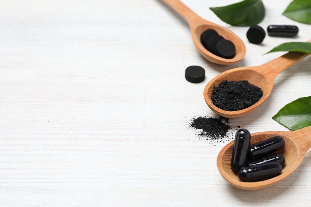 Activated charcoal tablets and powder