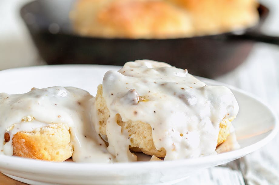 Biscuits and sausage gravy