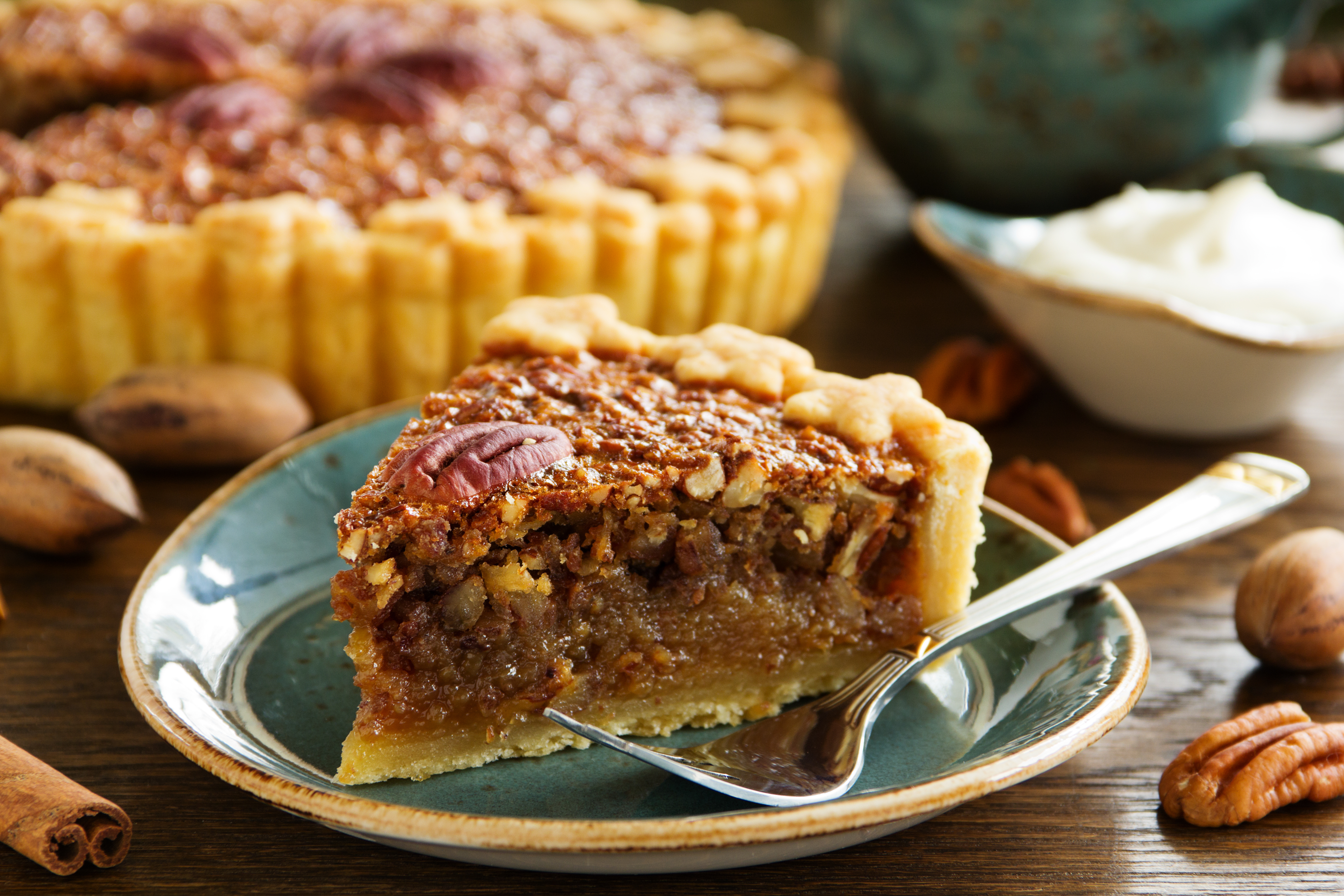 slice of pecan pie