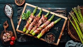 Keto Bacon-Wrapped Asparagus