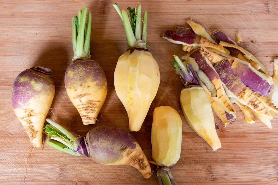 Peeled rutabaga