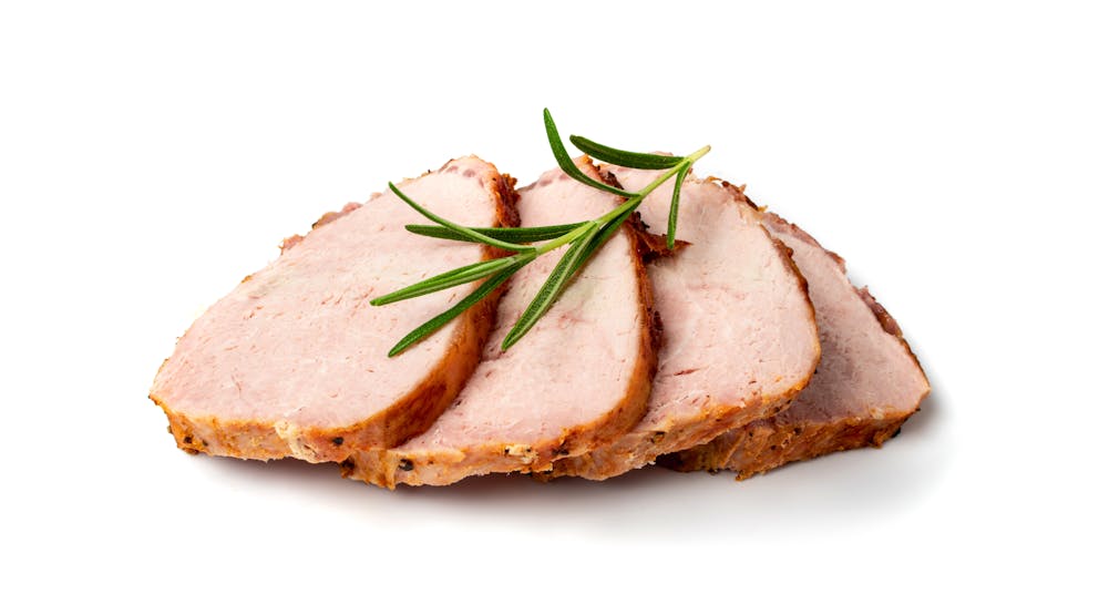 Pork slices