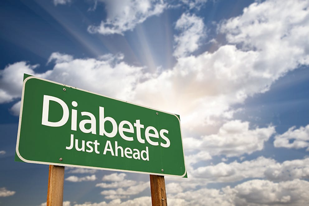 a billboard that says diabetes just ahead Diabetes-just-ahead