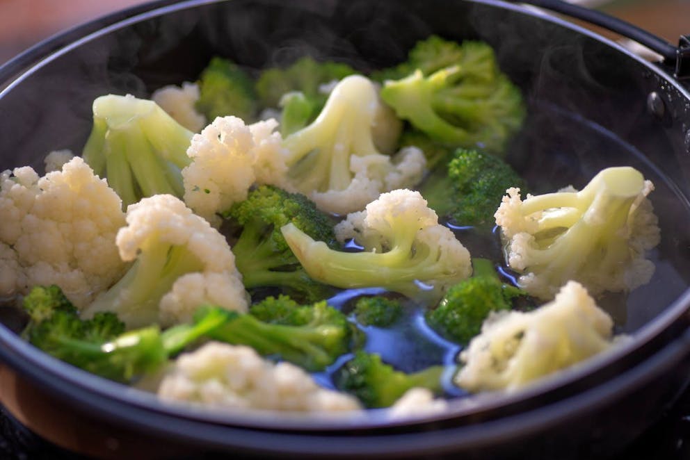 Poached broccoli and cauliflower | Keto Cauliflower: Reasons Why Cauliflower Is The Ultimate Keto Food | how to cook cauliflower