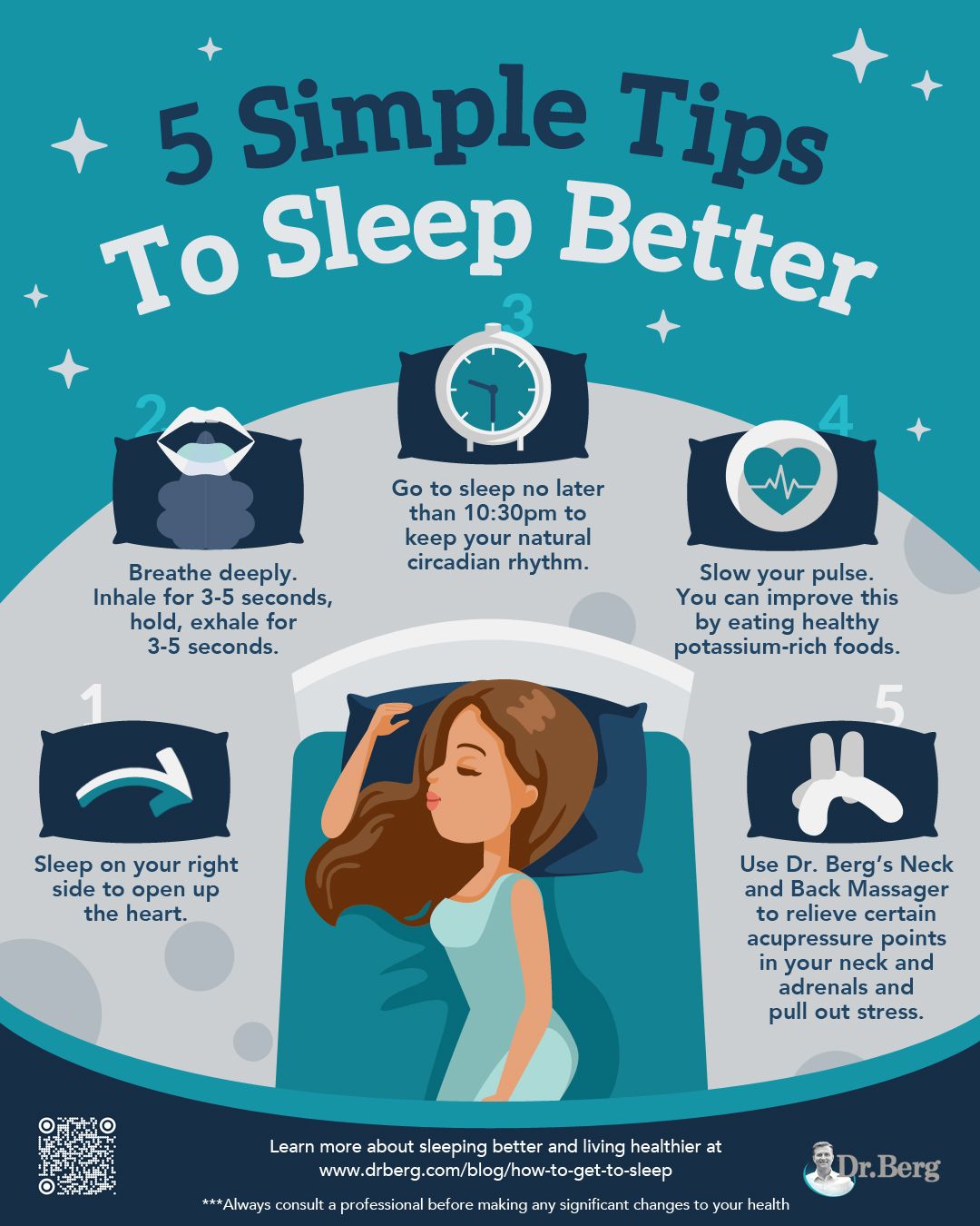 How to Fall Asleep Fast in 5 Effective Ways For a Better Night's Sleep [INFOGRAPHIC]