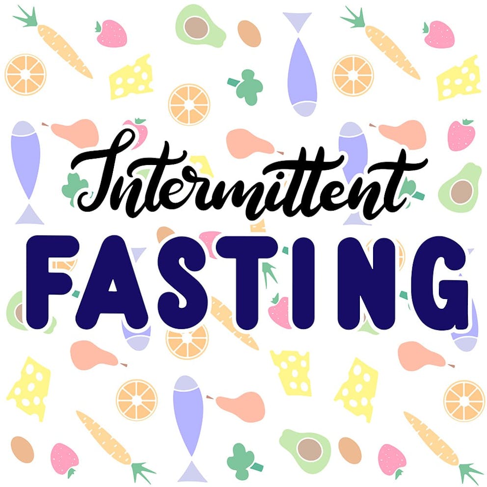 a drawing that says intermittent fasting