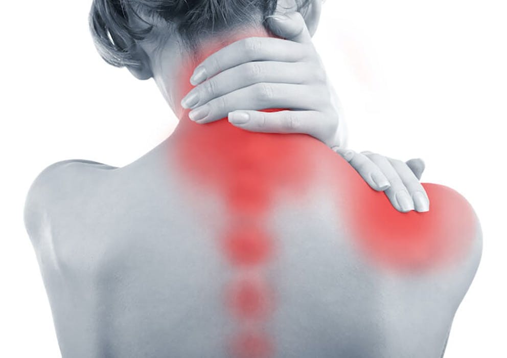 Woman with neck pain symptoms | Neck Pain Relief