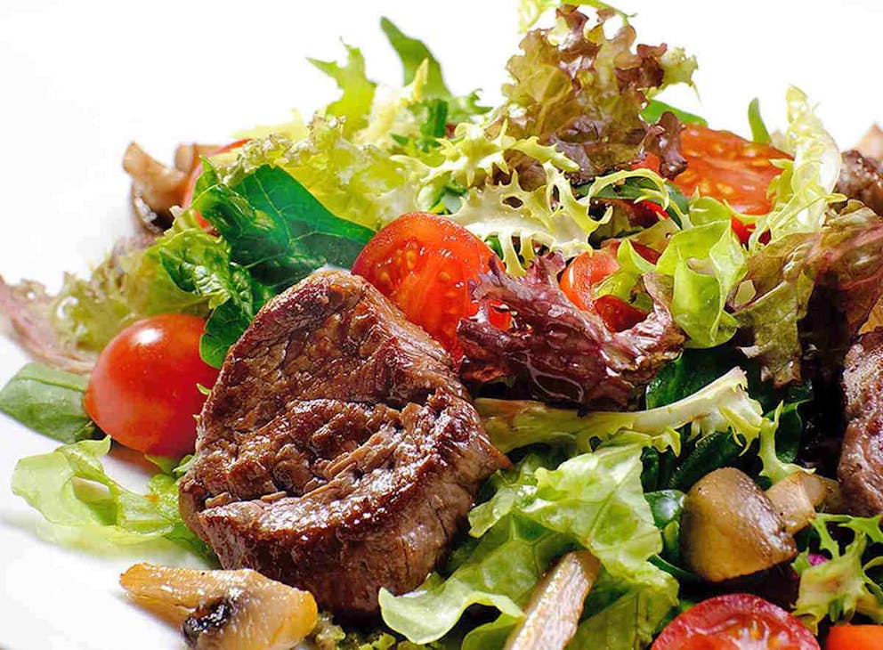 Grilled meat garnished with tomatoes | POTASSIUM: The MOST Important Electrolyte | potassium benefits