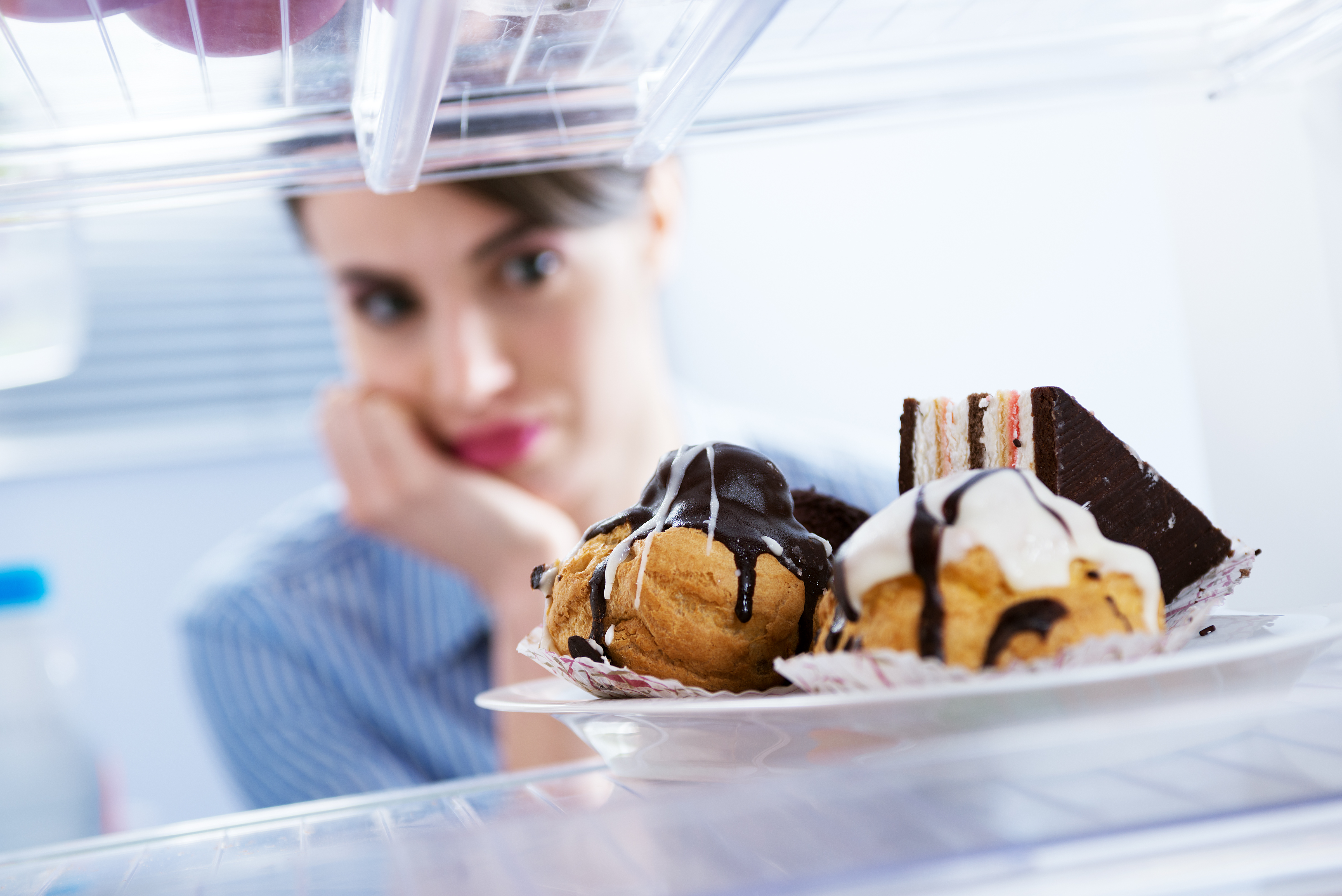 Pastries in the fridge