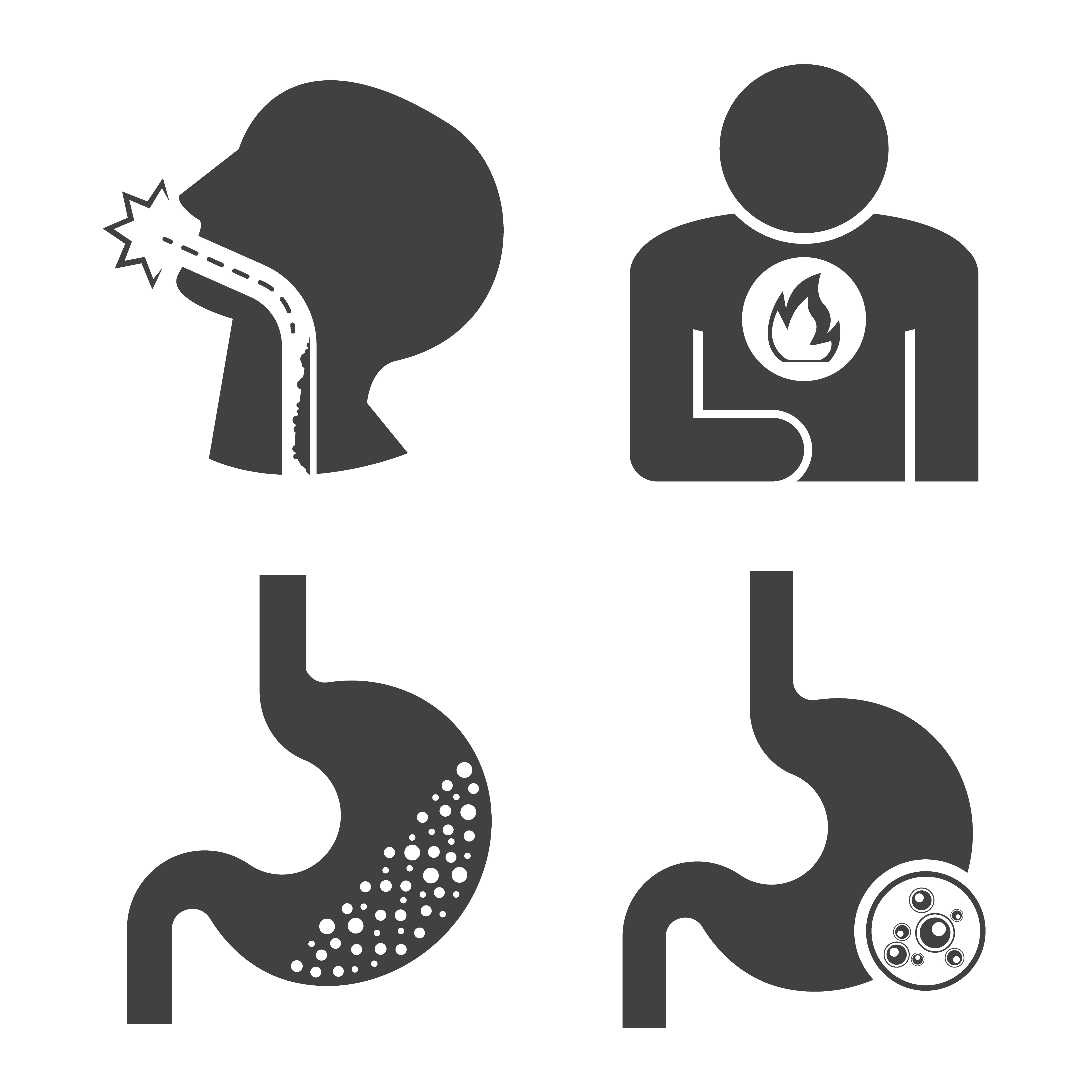 stomach hydrochloric acid symbol