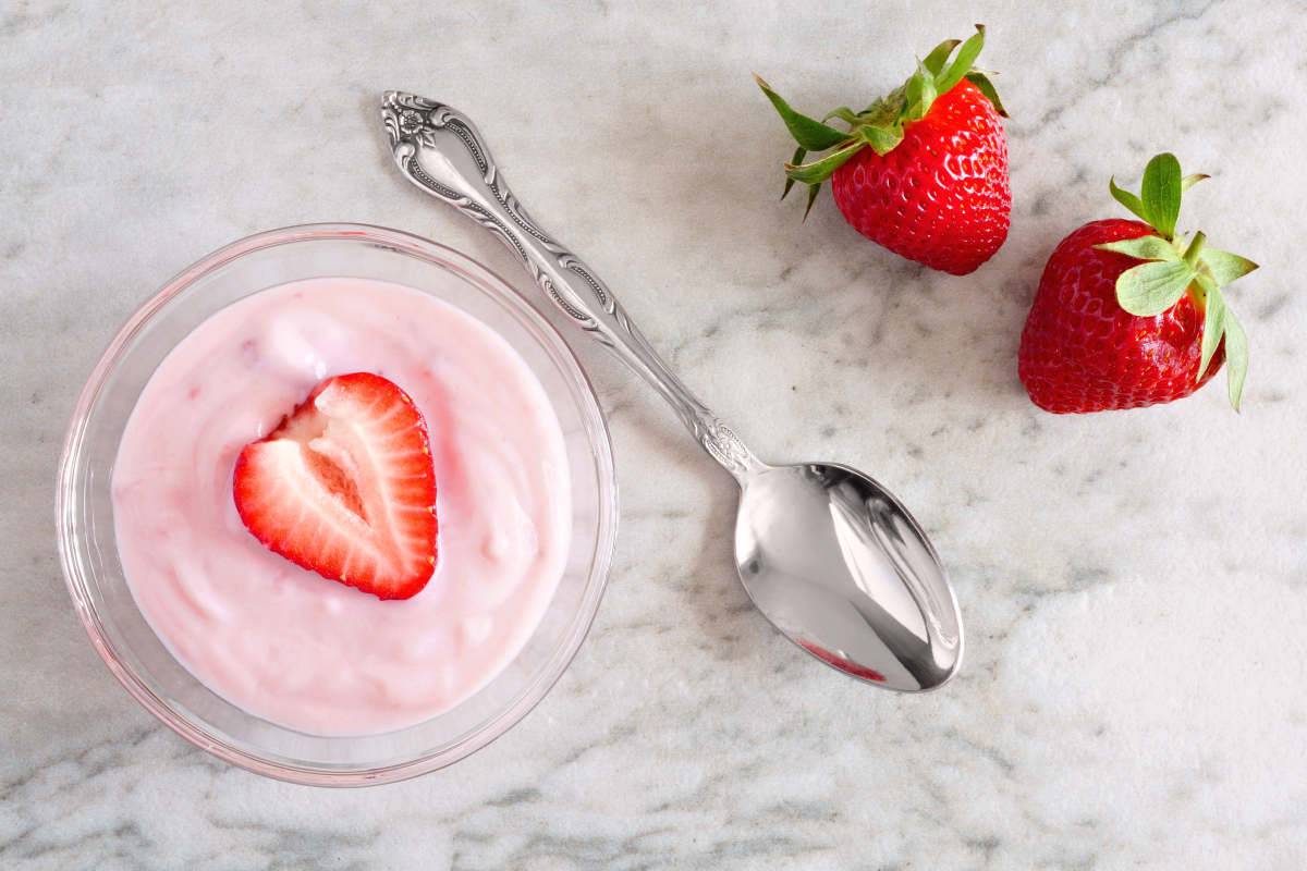 Strawberry flavored yogurt with fresh berries | The Ketogenic Diet & Dairy (Milk, Yogurt, & Cheese) | Dairy on Keto | can you eat dairy on keto