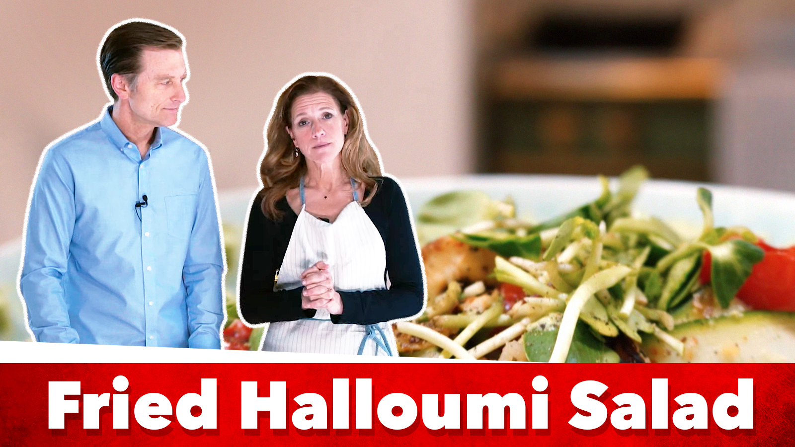 Fried Halloumi Salad Healthy Keto™ Dr. Berg