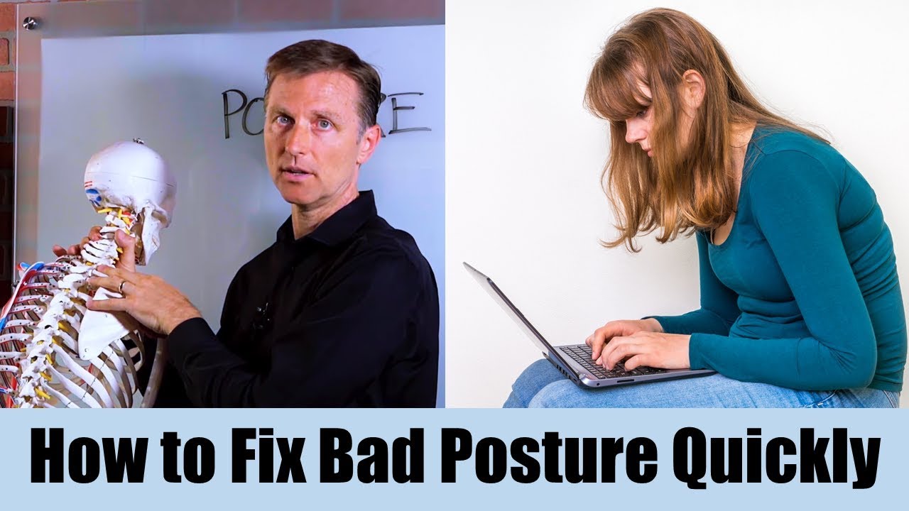 How to Fix Bad Posture Quickly| Dr. Berg