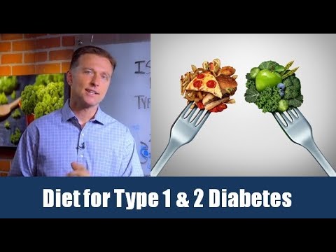 Is the Diet Different between Type 1 and 2 Diabetes| Dr. Berg