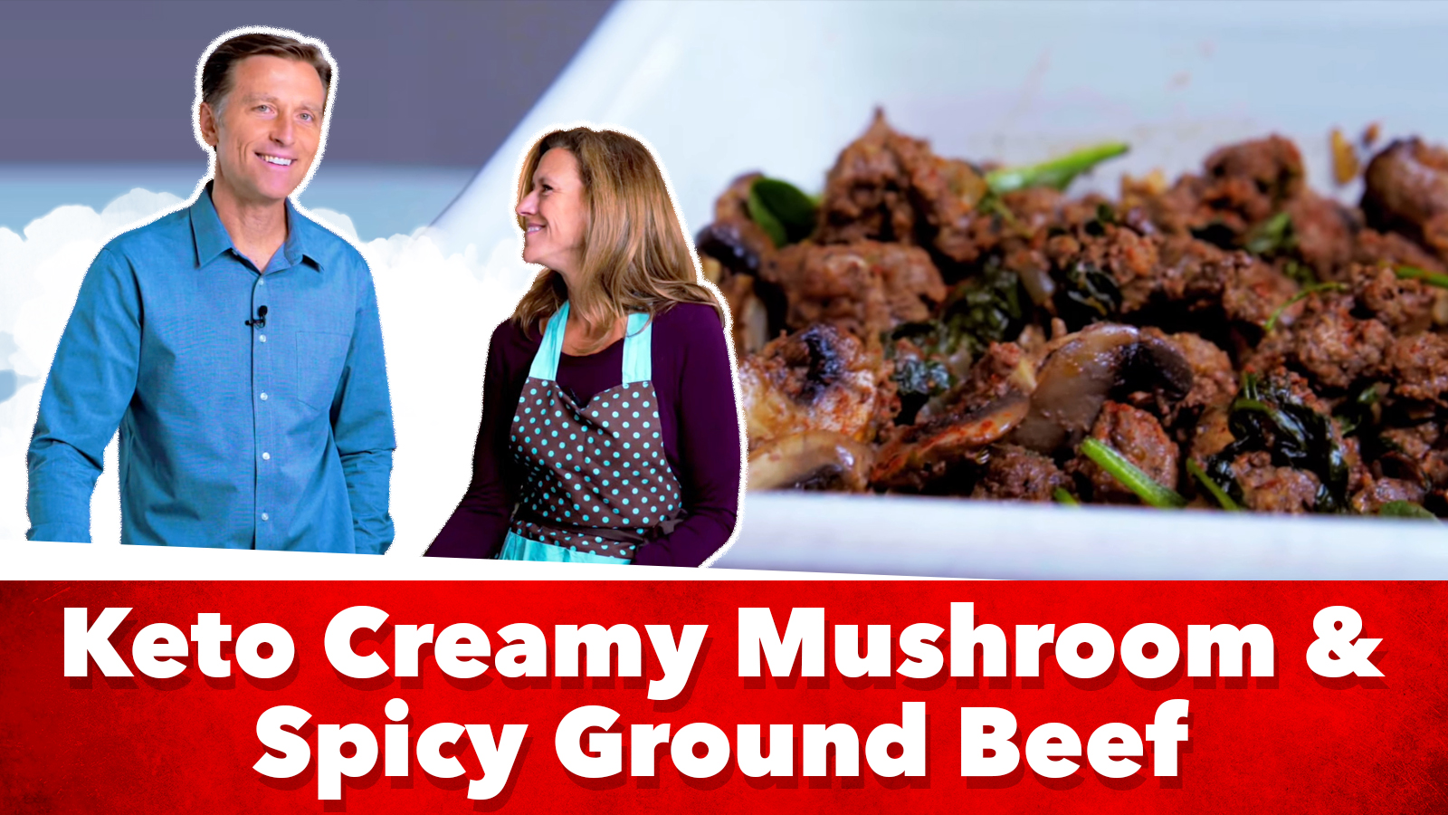 Keto Creamy Mushroom And Spicy Ground Beef Recipe | Healthy Keto™ Dr. Berg