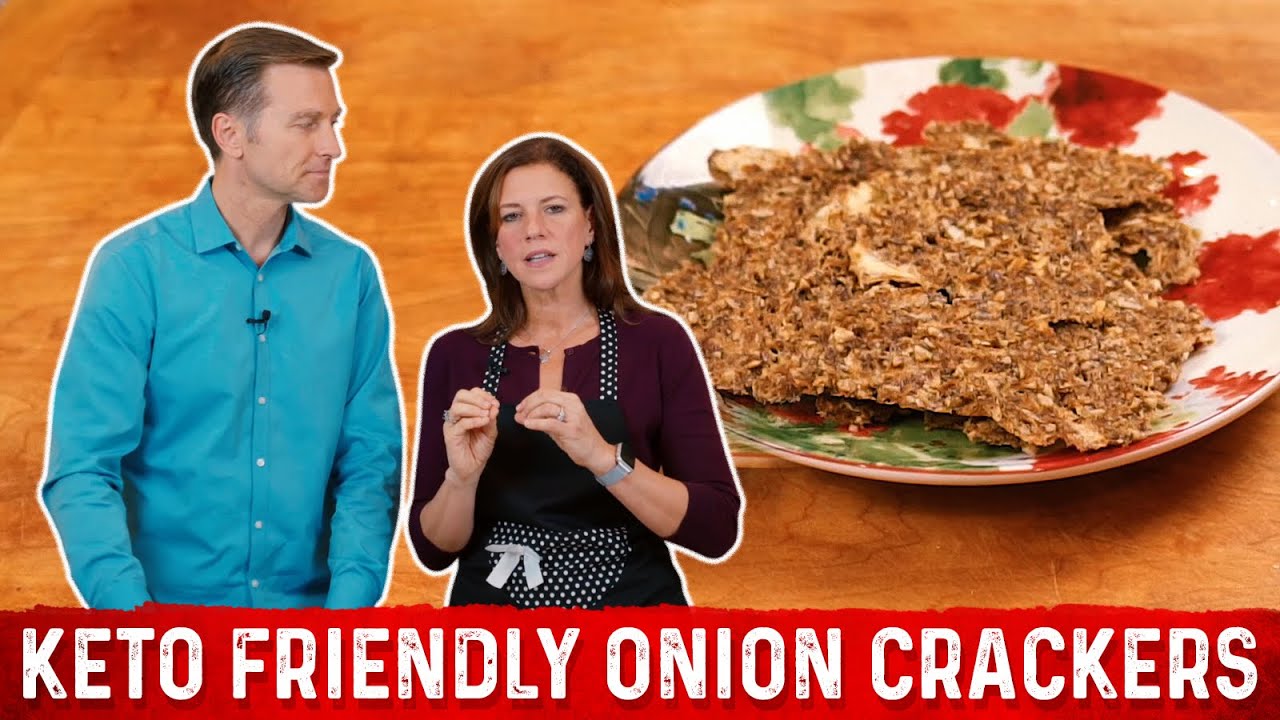 Keto friendly Onion Crackers Dr. Berg