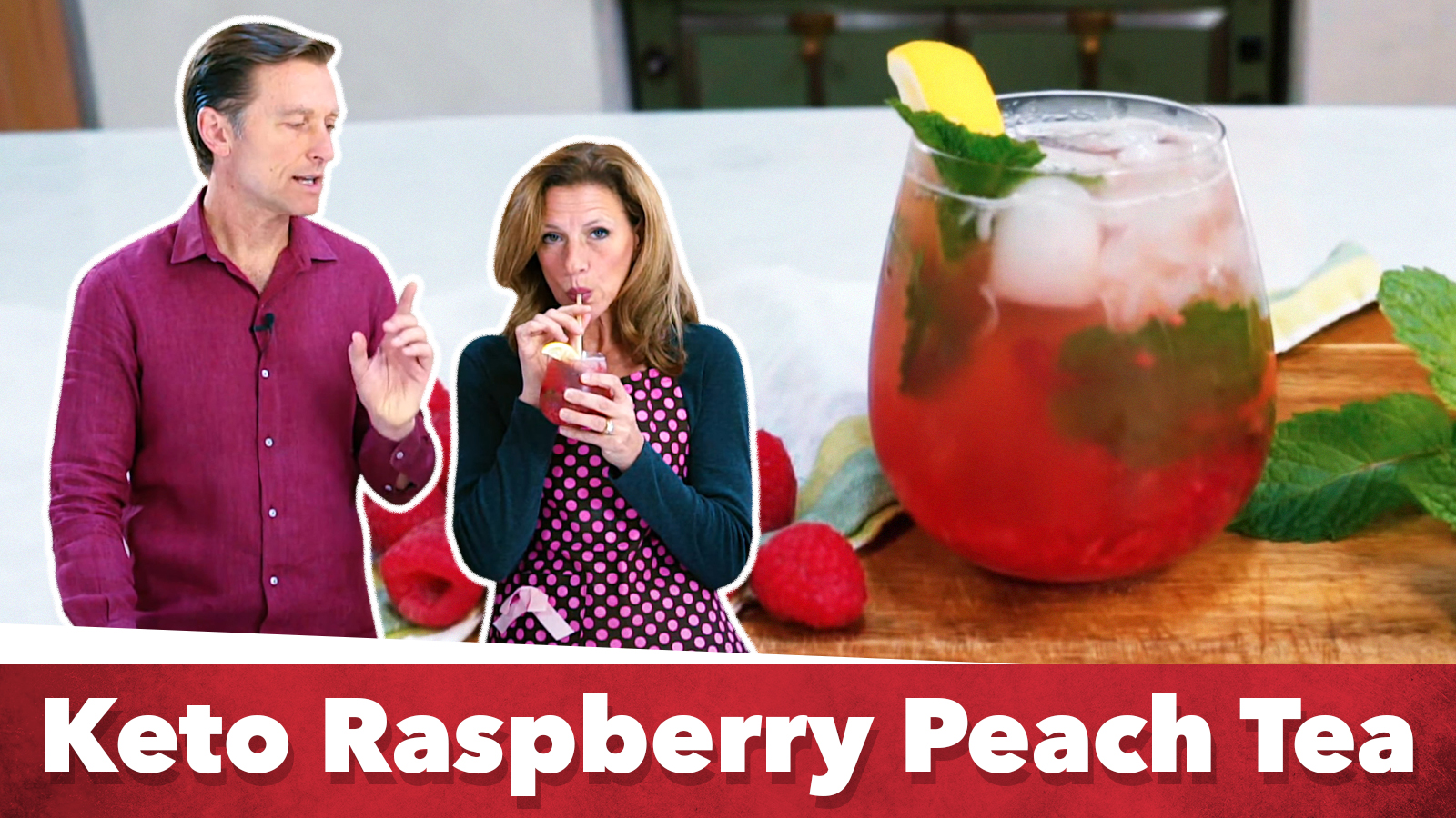 Keto Raspberry Peach Tea Recipe Healthy Keto™ Dr. Berg