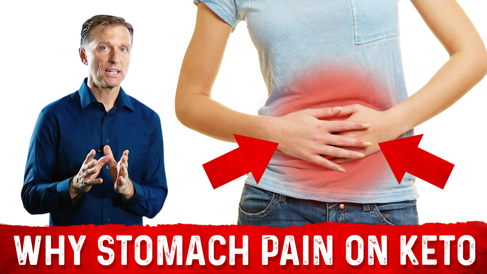 5 Reasons for Stomach Pain on the Keto Diet | Healthy Keto™ Dr. Berg