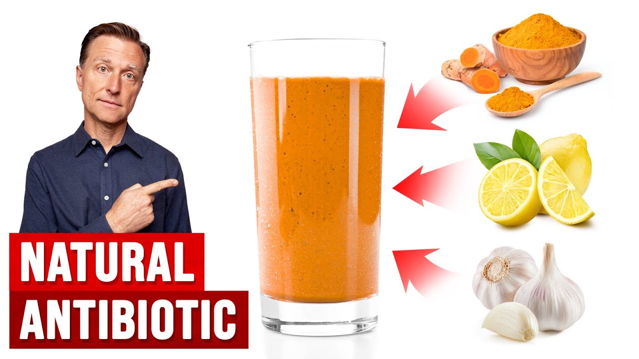 Best Natural Antibiotic Drink Home Remedy Recipe Dr. Berg