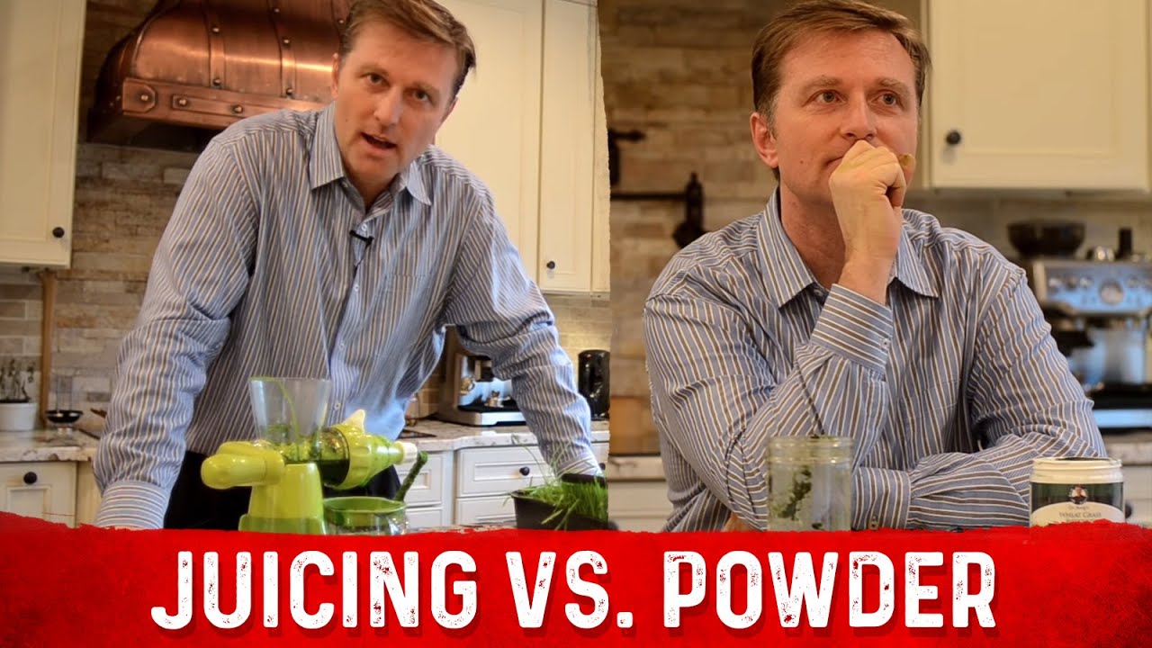 Wheatgrass Powder vs. Wheatgrass Juice Powder Dr. Berg