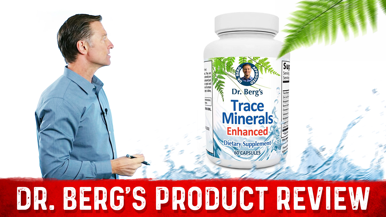 Zinc Enhanced Trace Minerals Dr. Berg’s Product Review