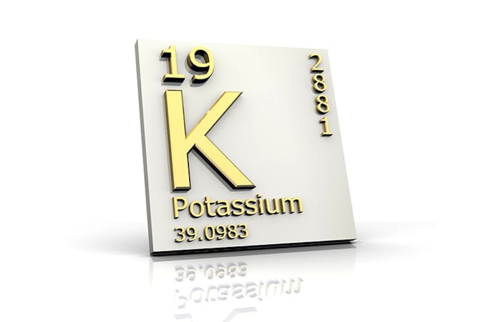 a diagram of the element potassium