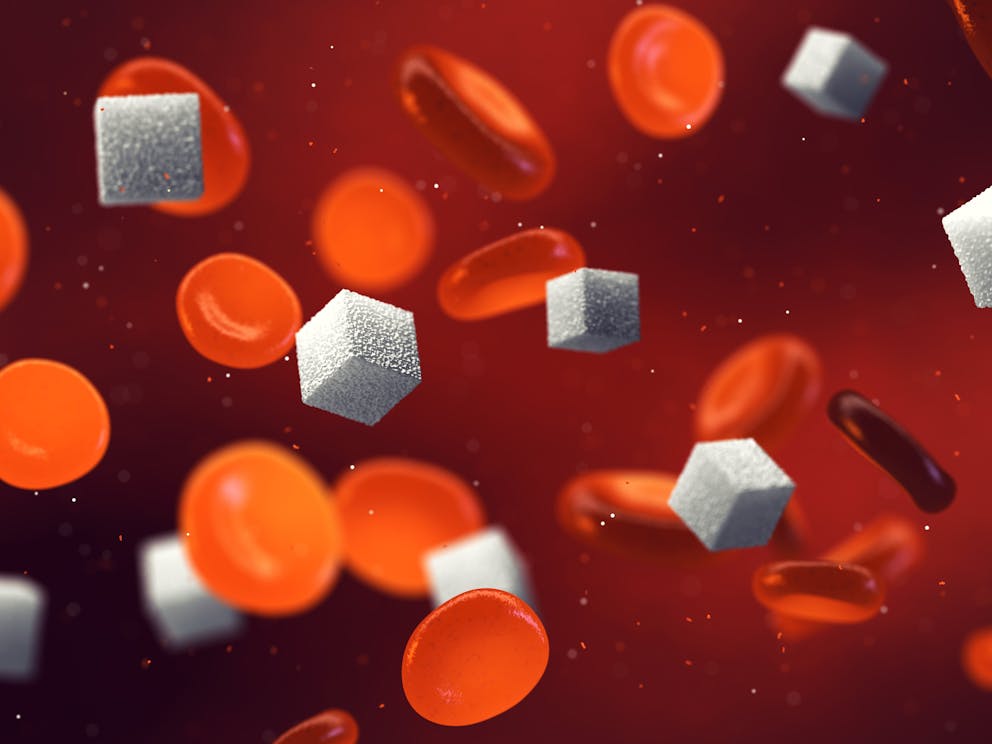 Blood glucose illustration