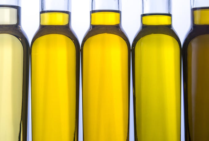 Different types of olive oil