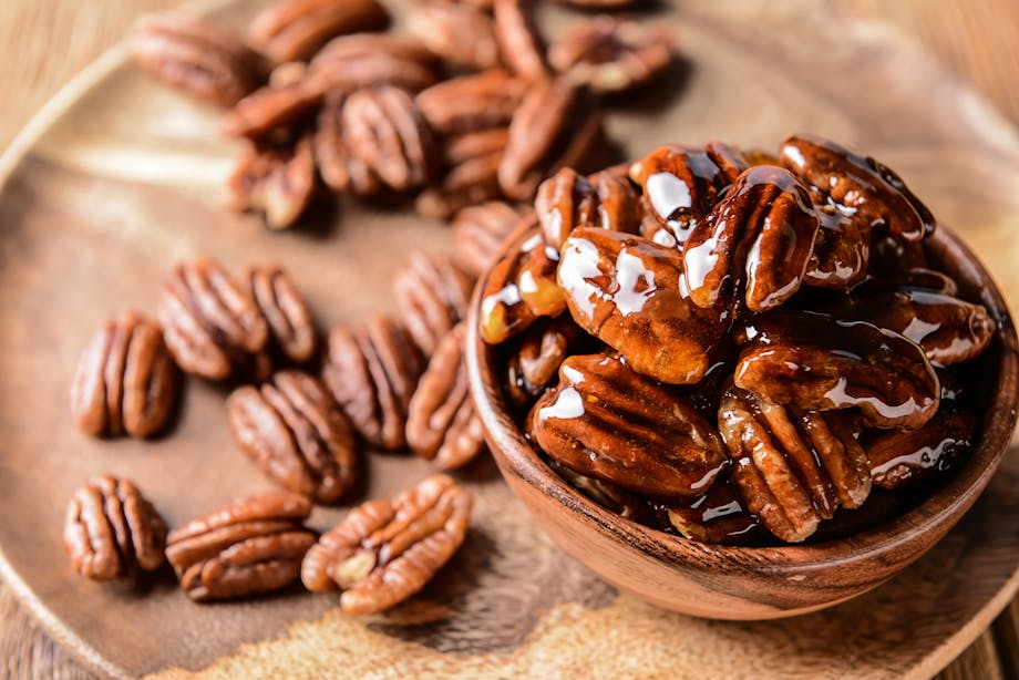 Candied pecans