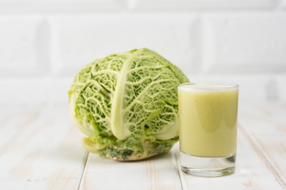 ulcer heals with cabbage juice