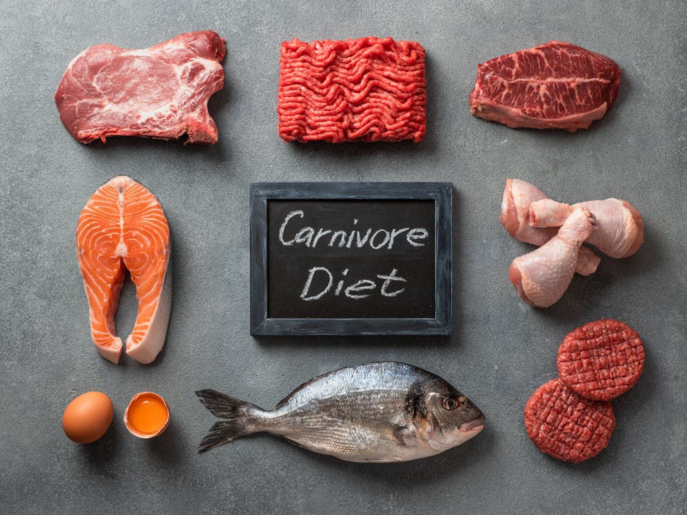 Carnivore diet concept