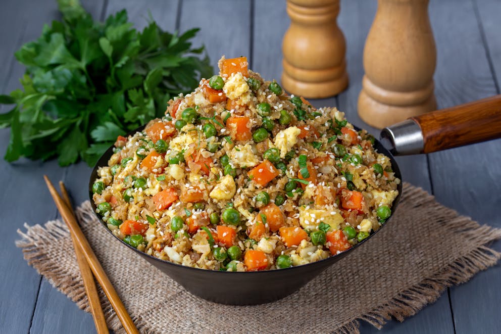 Cauliflower fried rice