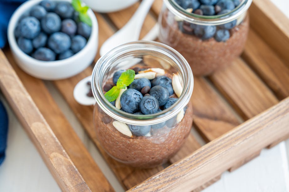 Chocolate chia pudding