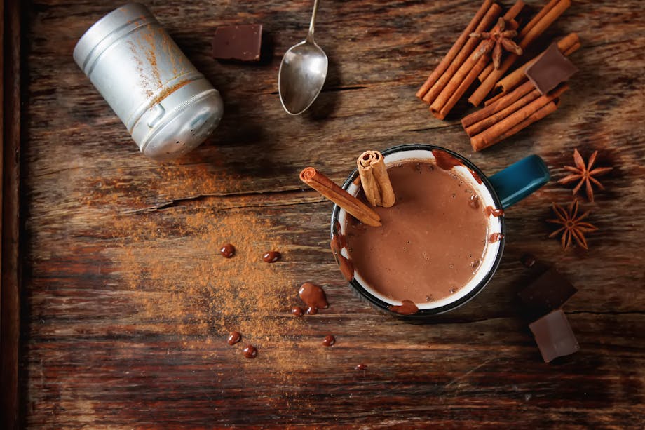 Cinnamon hot chocolate