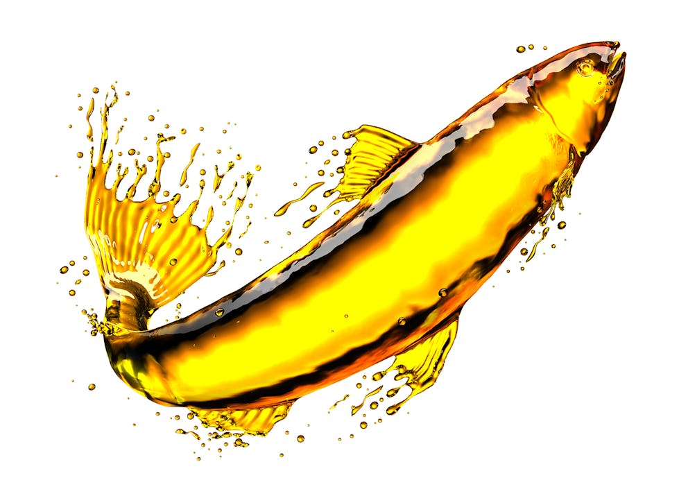 Cod liver oil illustration