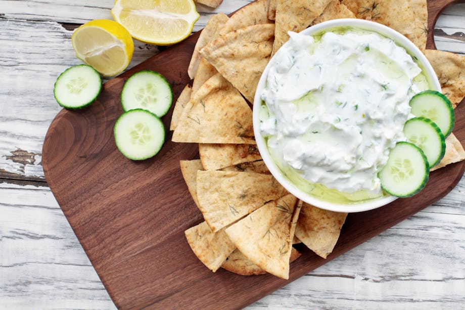 Tzatziki with pita