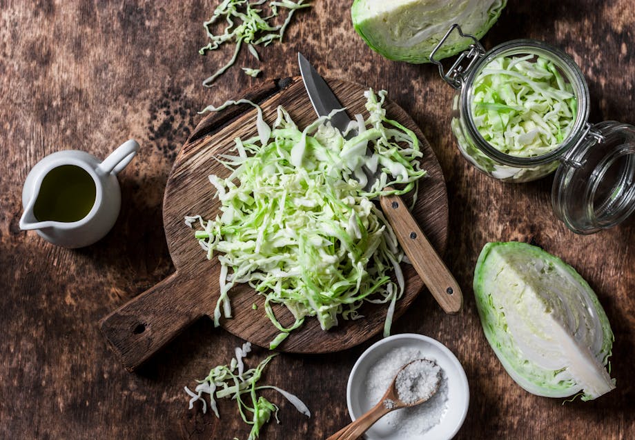 Chopped cabbage