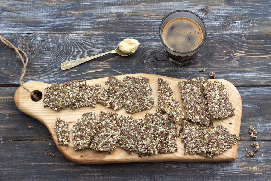 Chia seed crackers