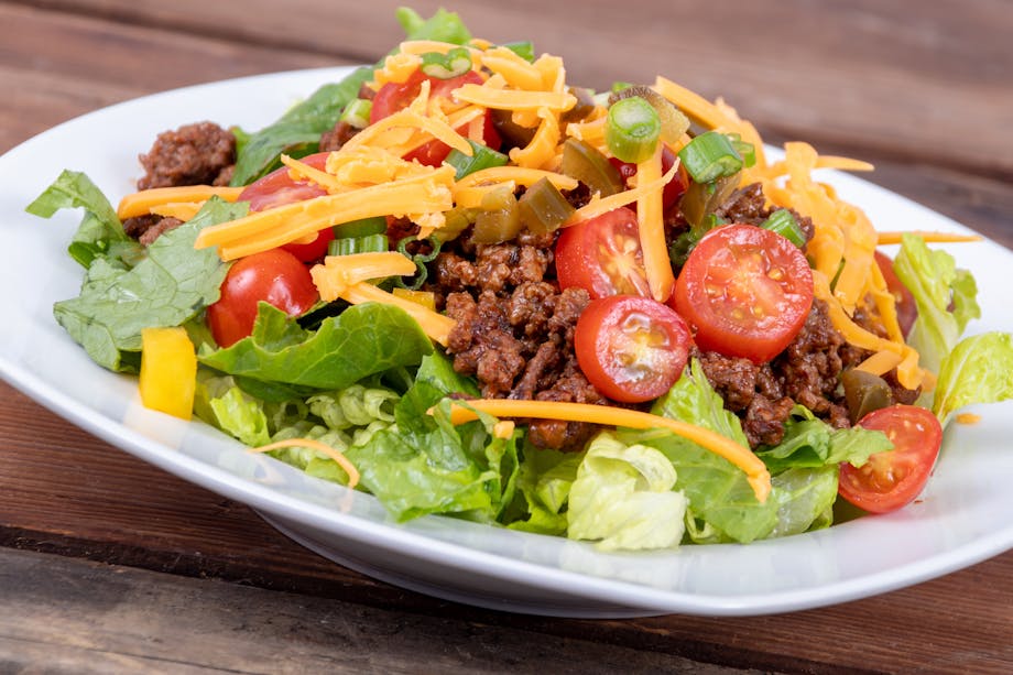 Low-carb taco salad