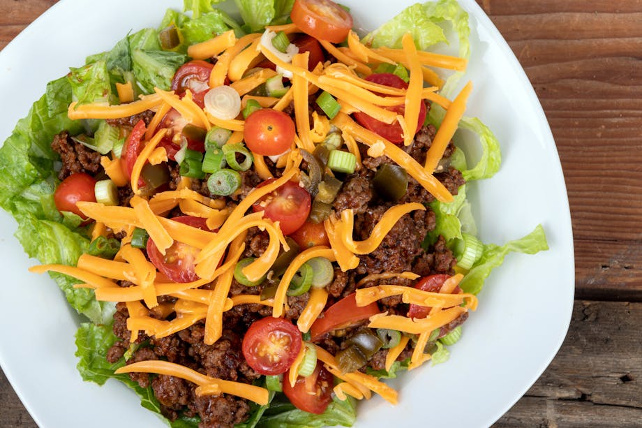 Keto taco salad