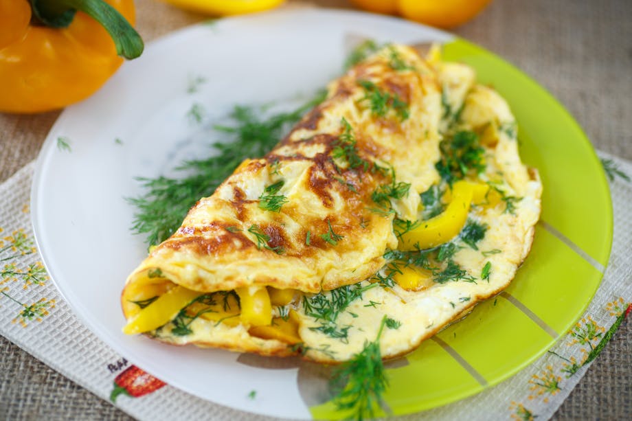 Pepper omelet