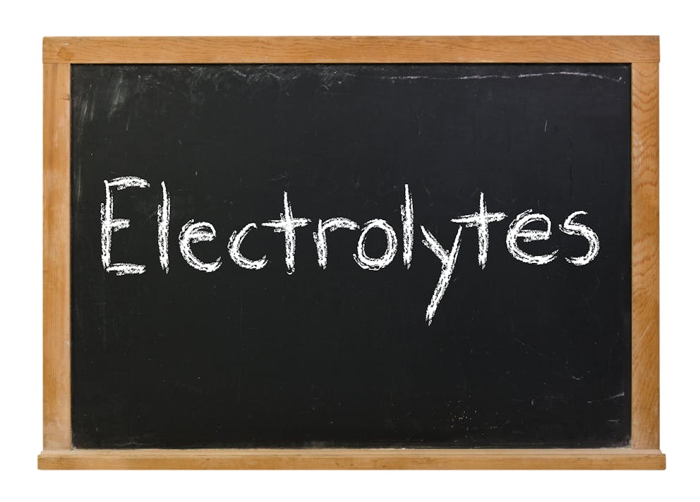 Electrolyte chalkboard