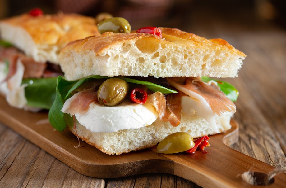 Focaccia sandwich