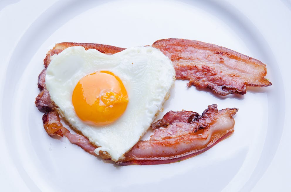 Fried egg and bacon