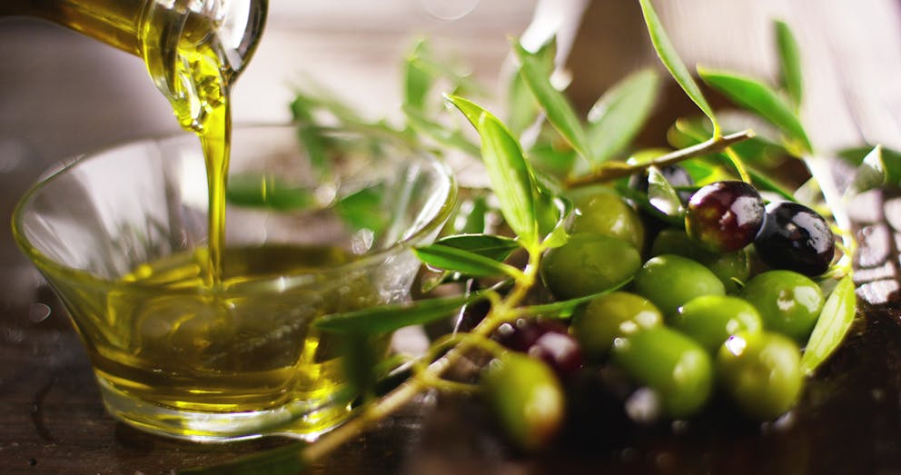 Organic cold-pressed Italian olive oil