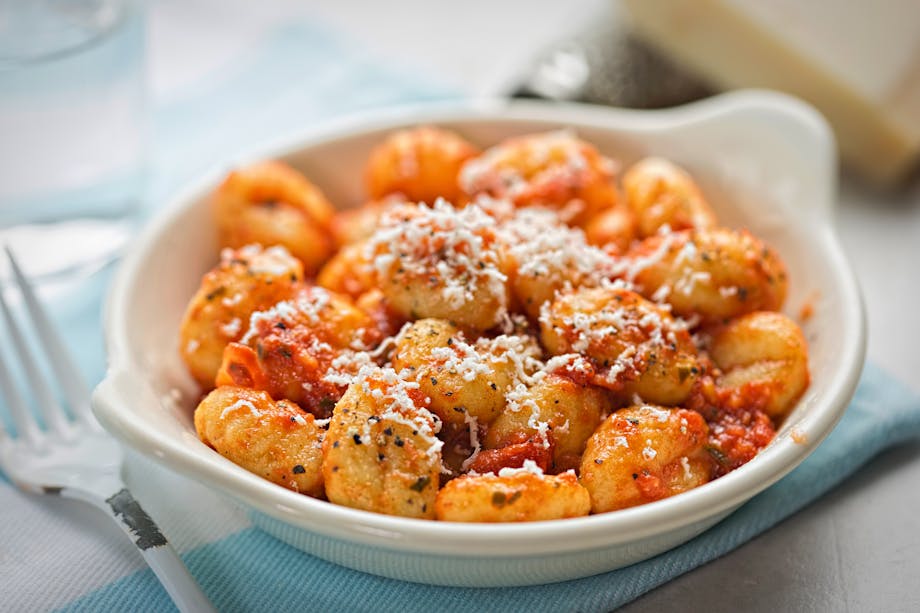 Gnocchi with sauce